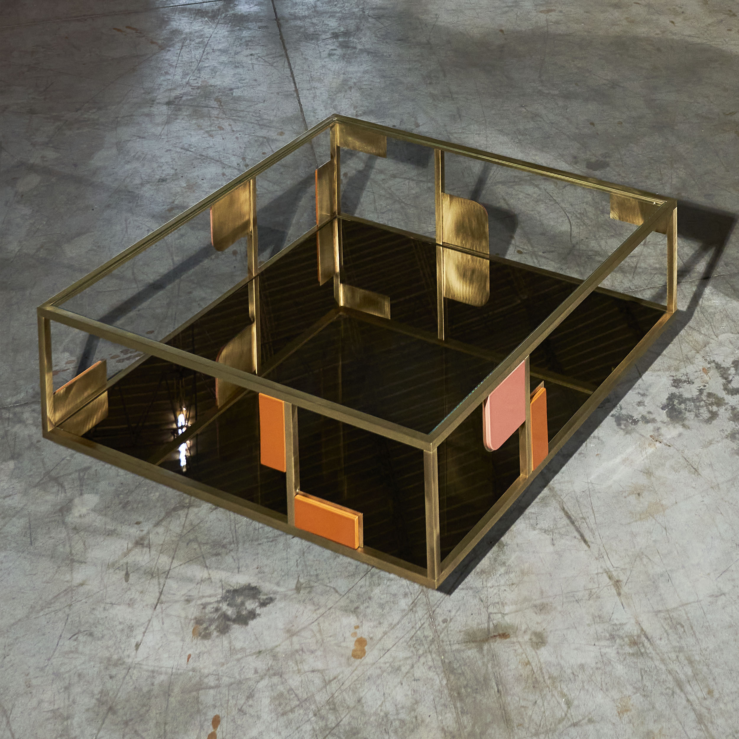 Sunset - Square coffee table 